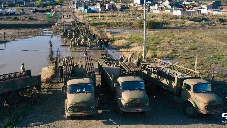  Luque gestionó con el Ejército el puente para el barrio Los Arenales